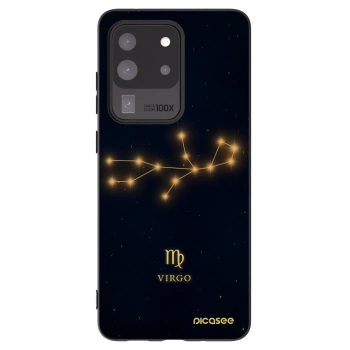 Picasee fekete szilikon tok az alábbi mobiltelefonokra Samsung Galaxy S20 Ultra 5G G988F - VIRGO