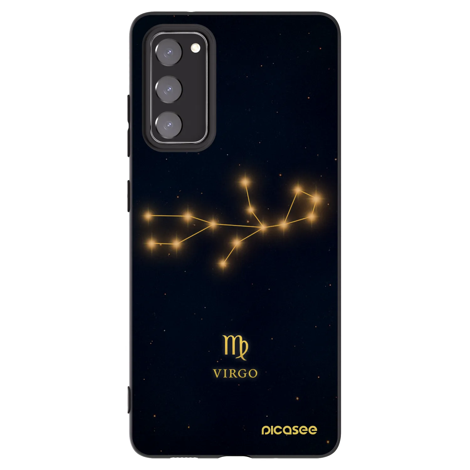 Picasee fekete szilikon tok az alábbi mobiltelefonokra Samsung Galaxy S20 FE - VIRGO