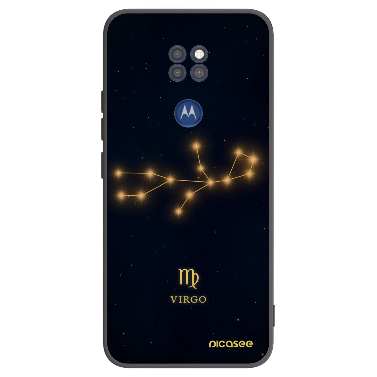 Picasee fekete szilikon tok az alábbi mobiltelefonokra Motorola Moto G9 Play - VIRGO