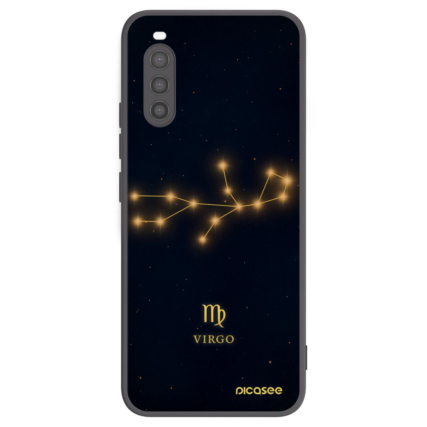 Picasee fekete szilikon tok az alábbi mobiltelefonokra Sony Xperia 10 II - VIRGO