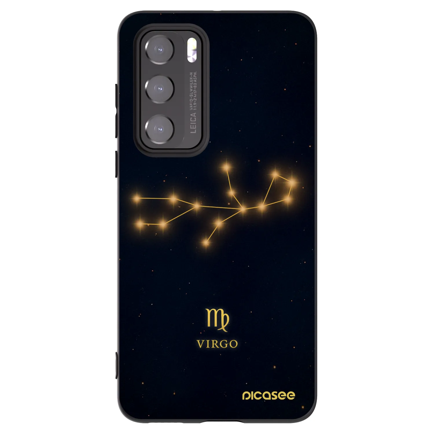 Picasee fekete szilikon tok az alábbi mobiltelefonokra Huawei P40 - VIRGO