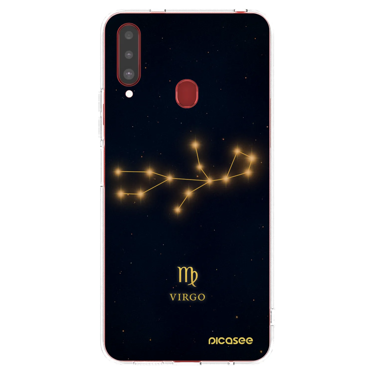 Picasee átlátszó szilikon tok az alábbi mobiltelefonokra Samsung Galaxy A20s - VIRGO