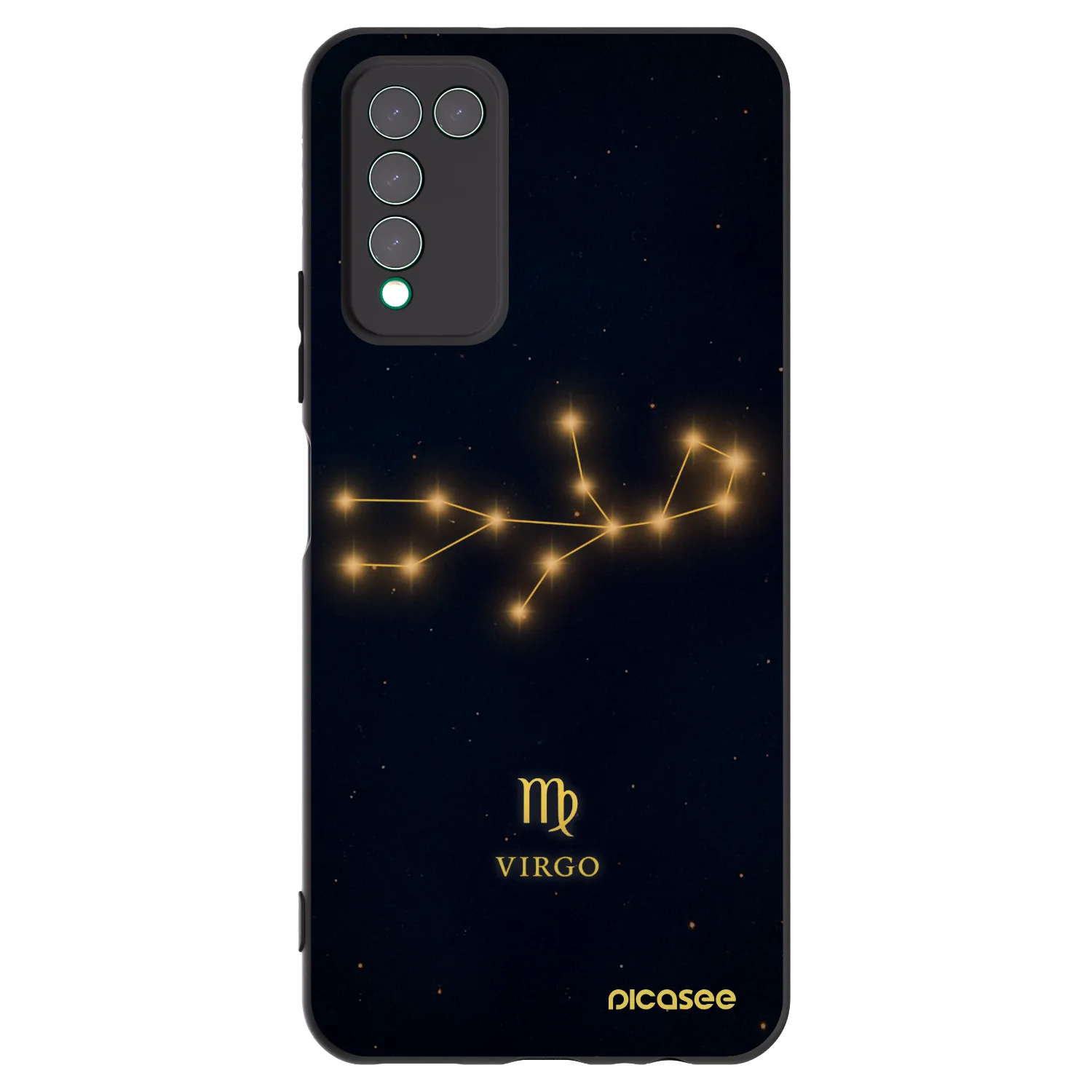 Picasee fekete szilikon tok az alábbi mobiltelefonokra Honor 10X Lite - VIRGO