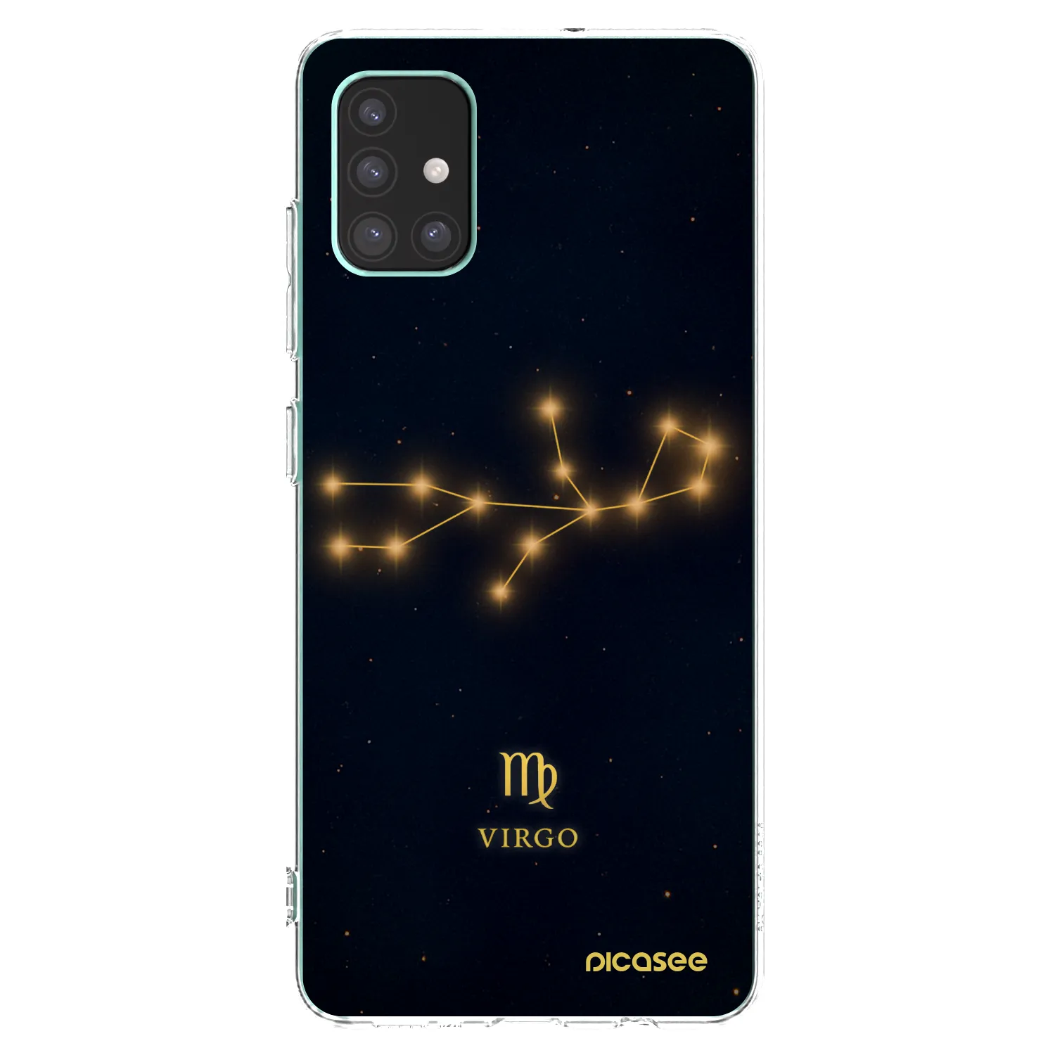 Picasee átlátszó szilikon tok az alábbi mobiltelefonokra Samsung Galaxy M51 M515F - VIRGO