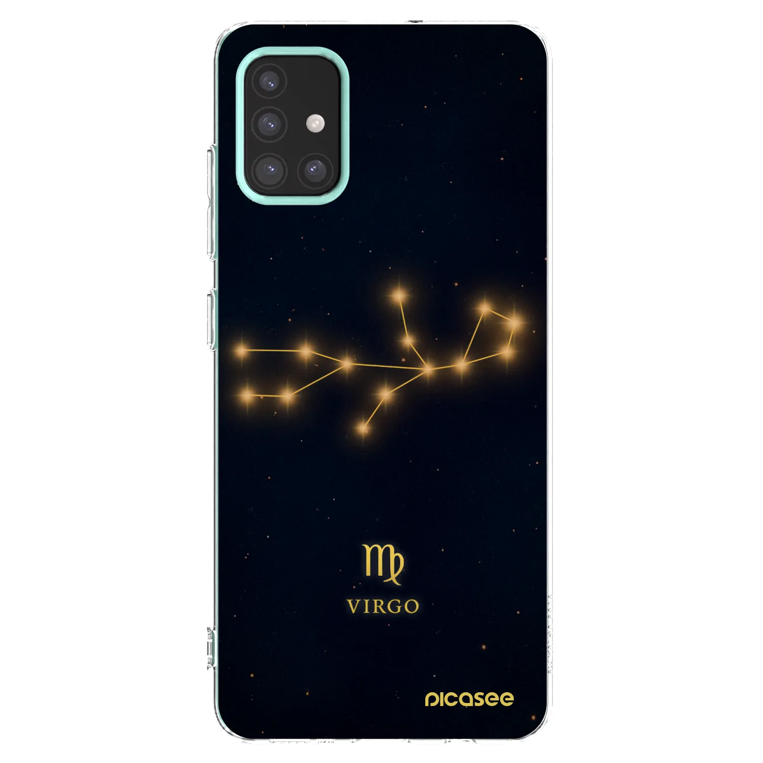 Picasee átlátszó szilikon tok az alábbi mobiltelefonokra Samsung Galaxy M31s - VIRGO