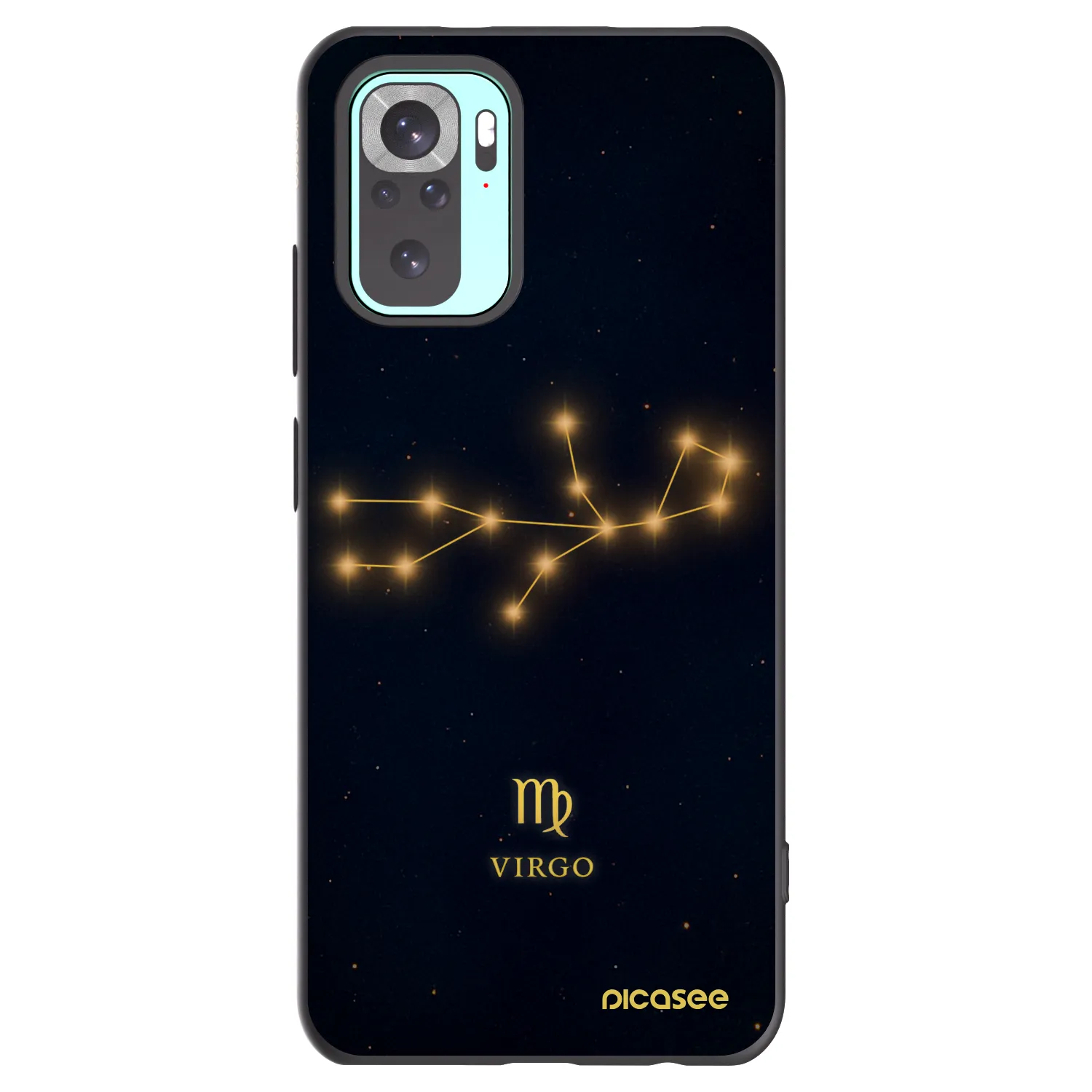 Picasee fekete szilikon tok az alábbi mobiltelefonokra Xiaomi Redmi Note 10 Pro - VIRGO