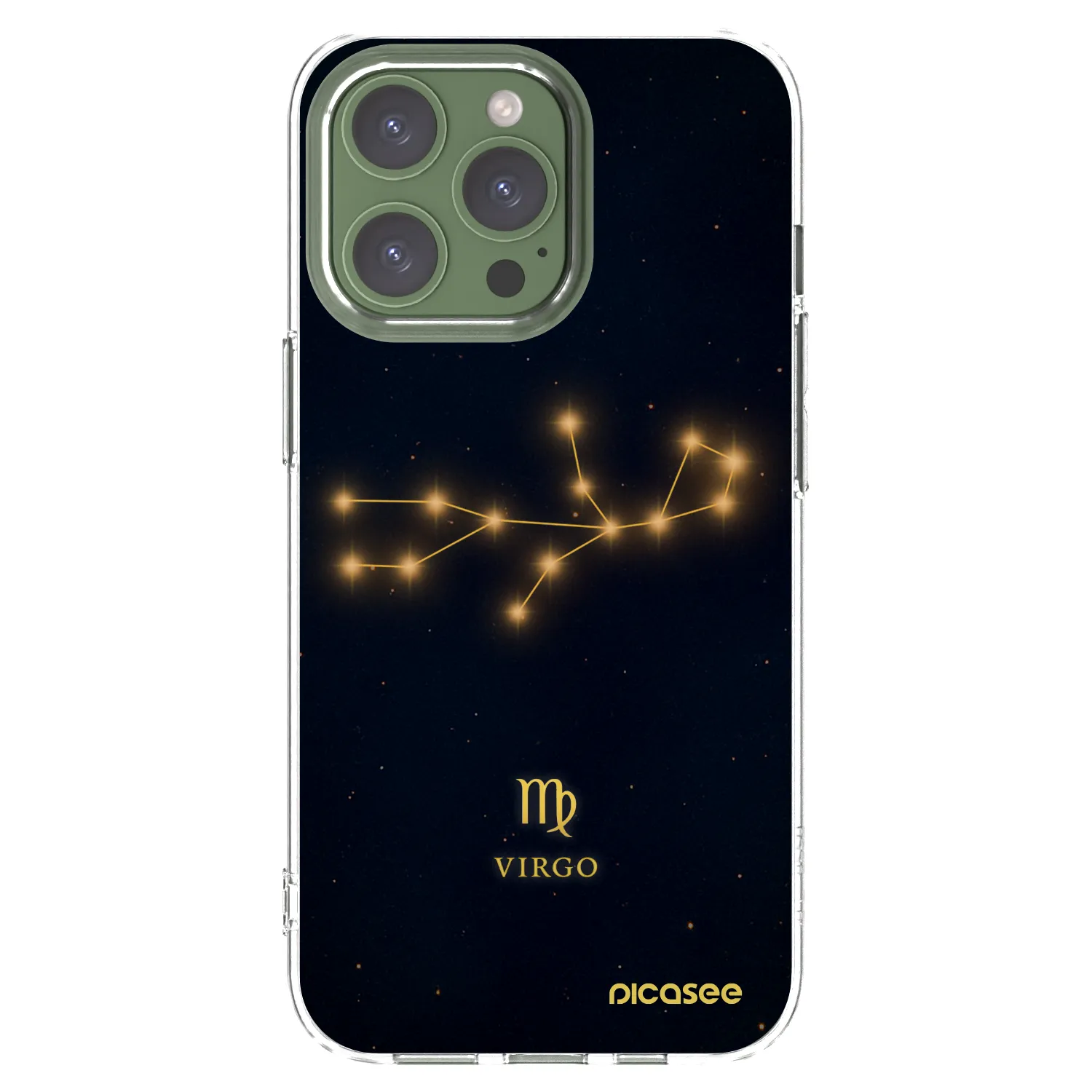 Picasee átlátszó szilikon tok az alábbi mobiltelefonokra Apple iPhone 13 Pro - VIRGO