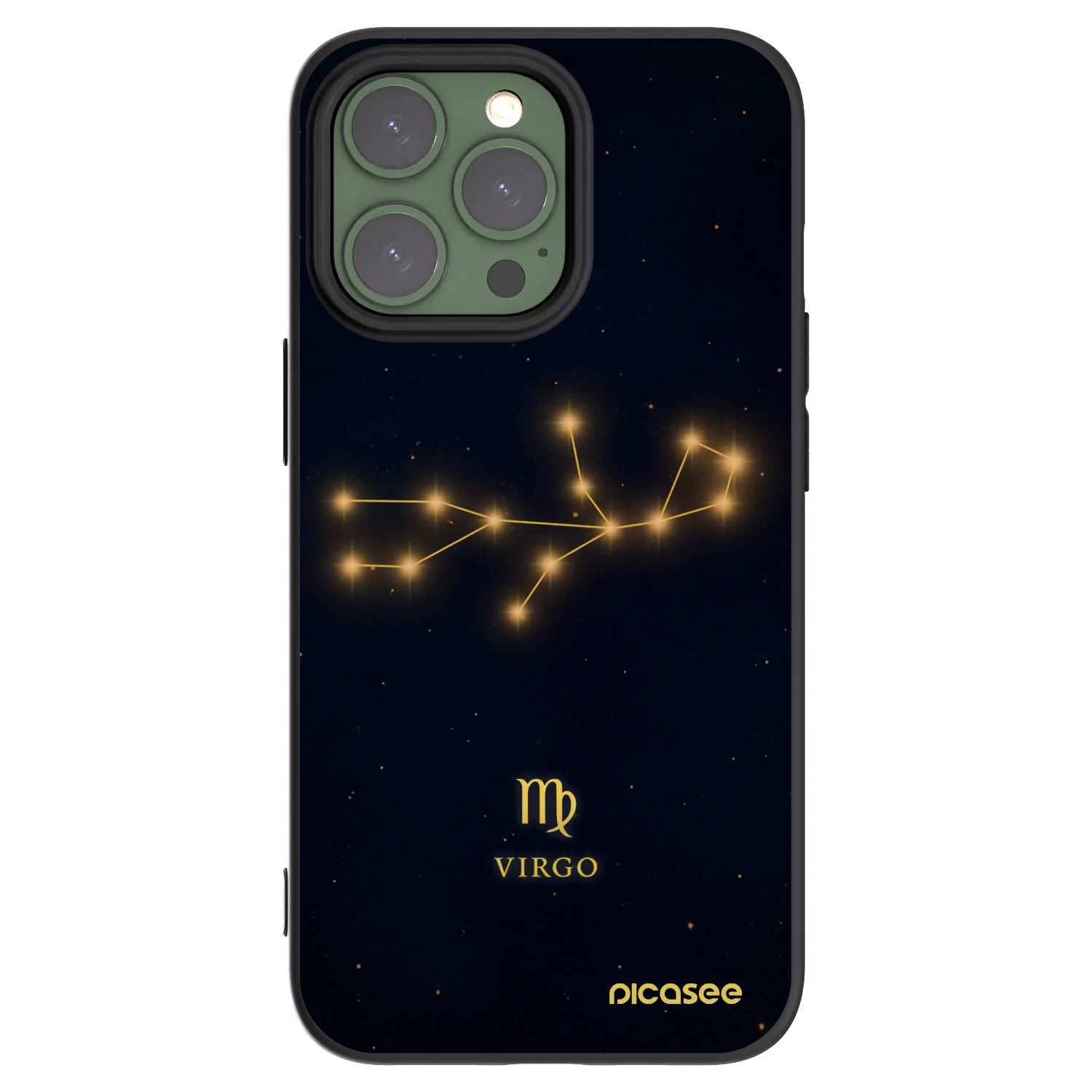 Picasee fekete szilikon tok az alábbi mobiltelefonokra Apple iPhone 13 Pro - VIRGO
