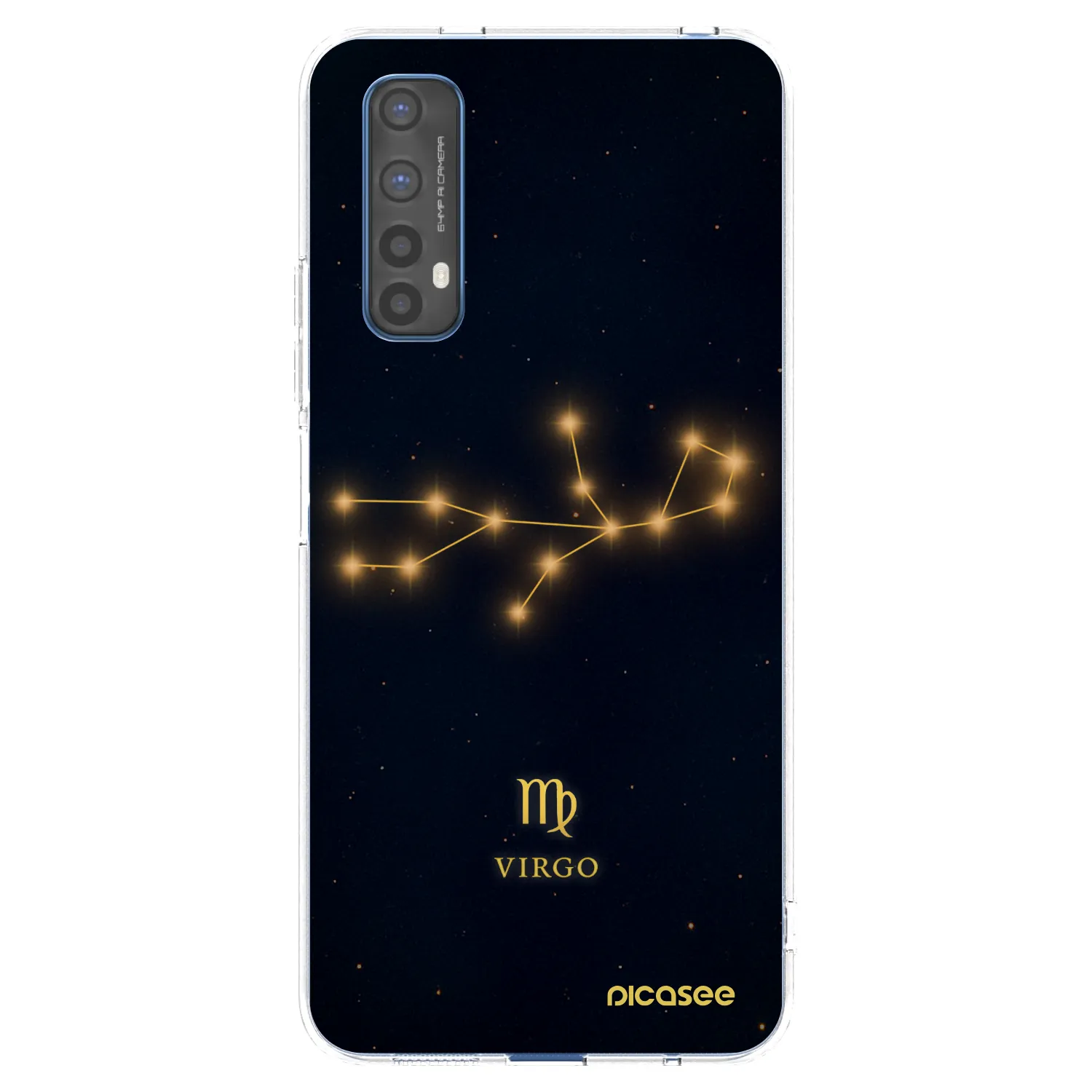 Picasee átlátszó szilikon tok az alábbi mobiltelefonokra Realme 7 - VIRGO