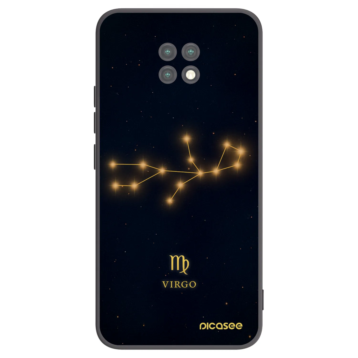 Picasee fekete szilikon tok az alábbi mobiltelefonokra Xiaomi Redmi Note 9T - VIRGO