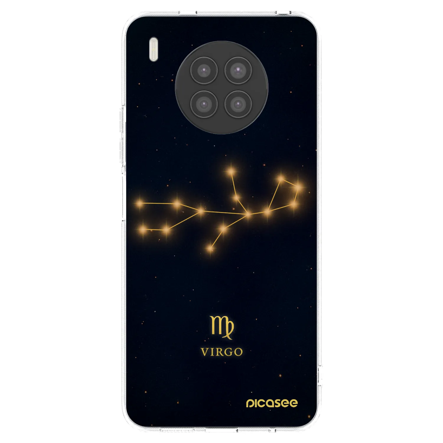 Picasee átlátszó szilikon tok az alábbi mobiltelefonokra Huawei Nova 8i - VIRGO