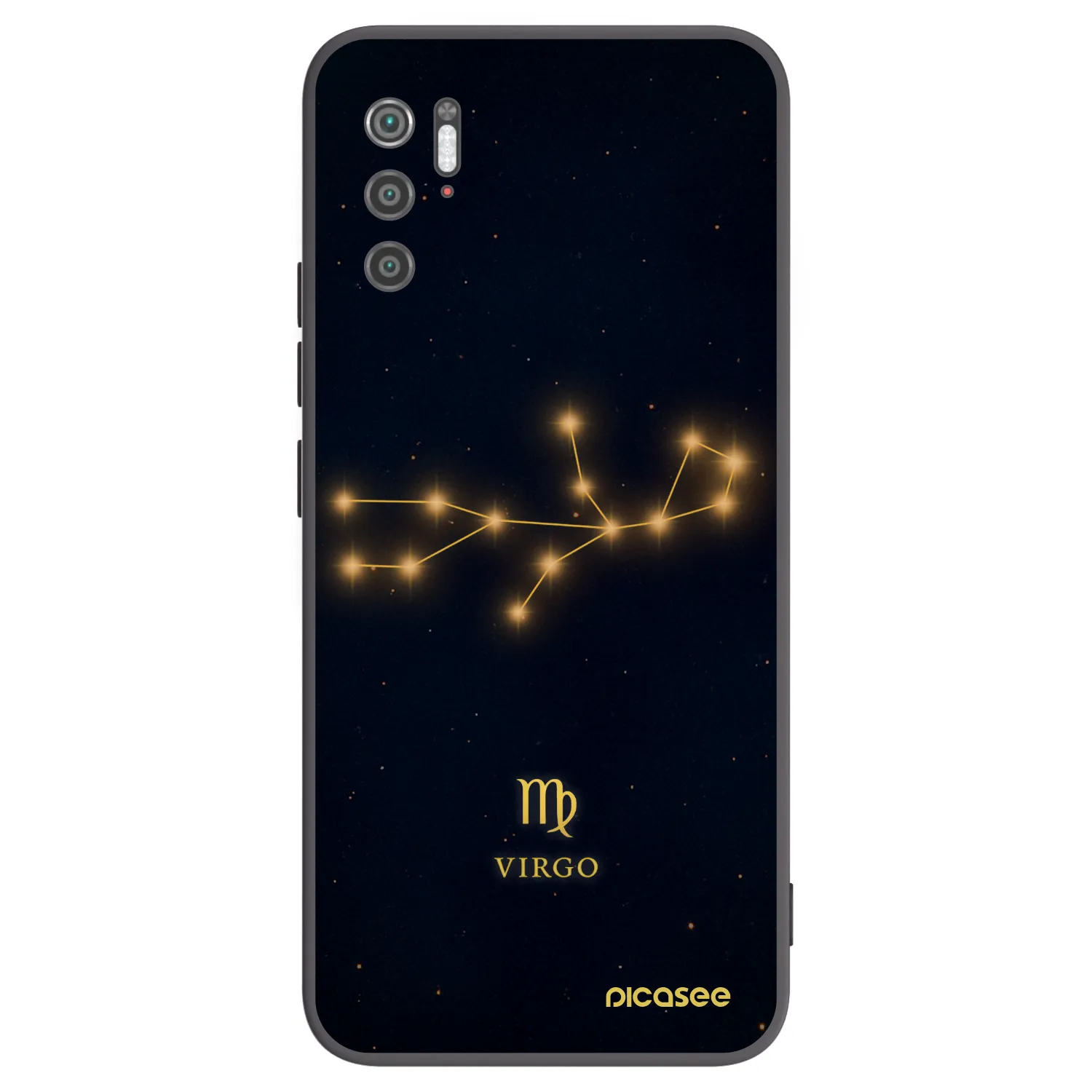 Picasee fekete szilikon tok az alábbi mobiltelefonokra Xiaomi Poco M3 Pro 5G - VIRGO