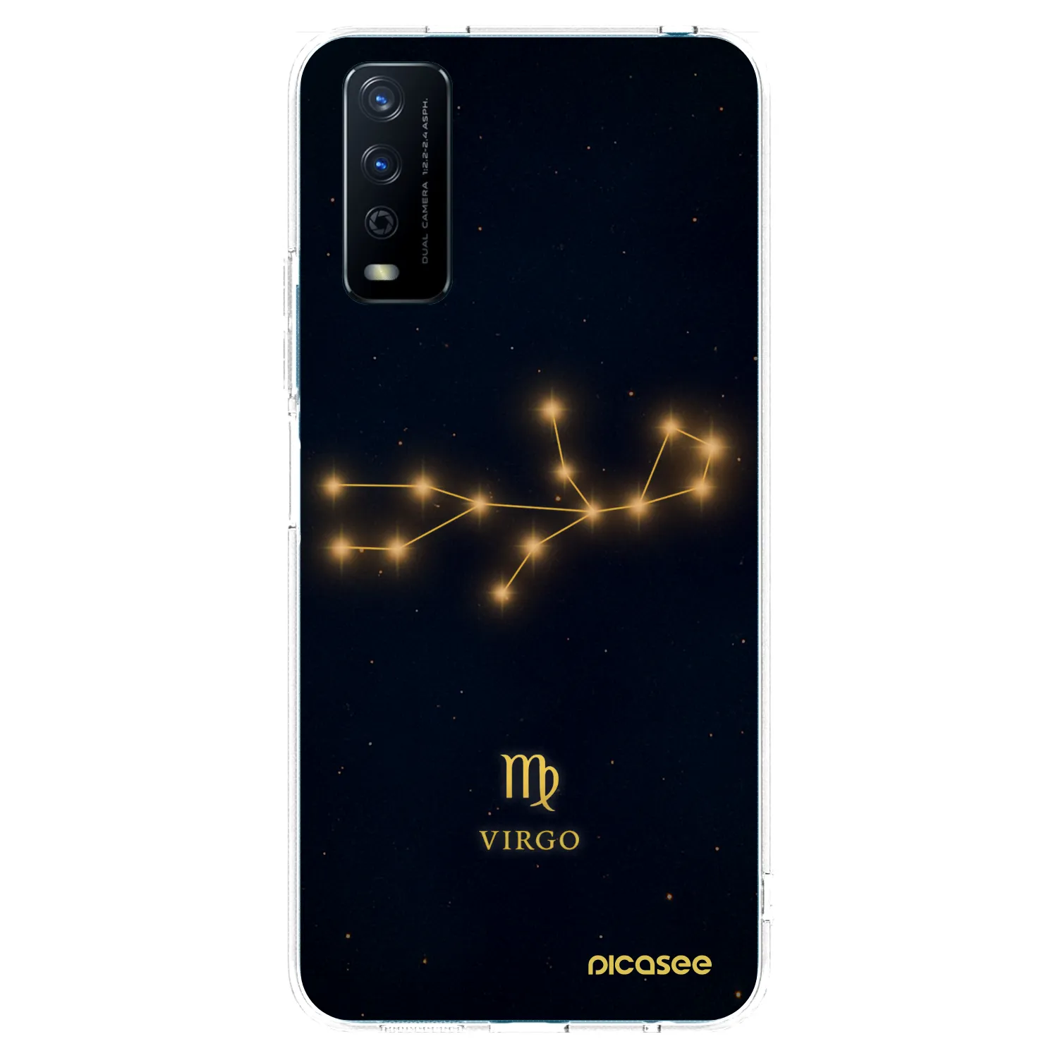 Picasee átlátszó szilikon tok az alábbi mobiltelefonokra Vivo Y11s - VIRGO