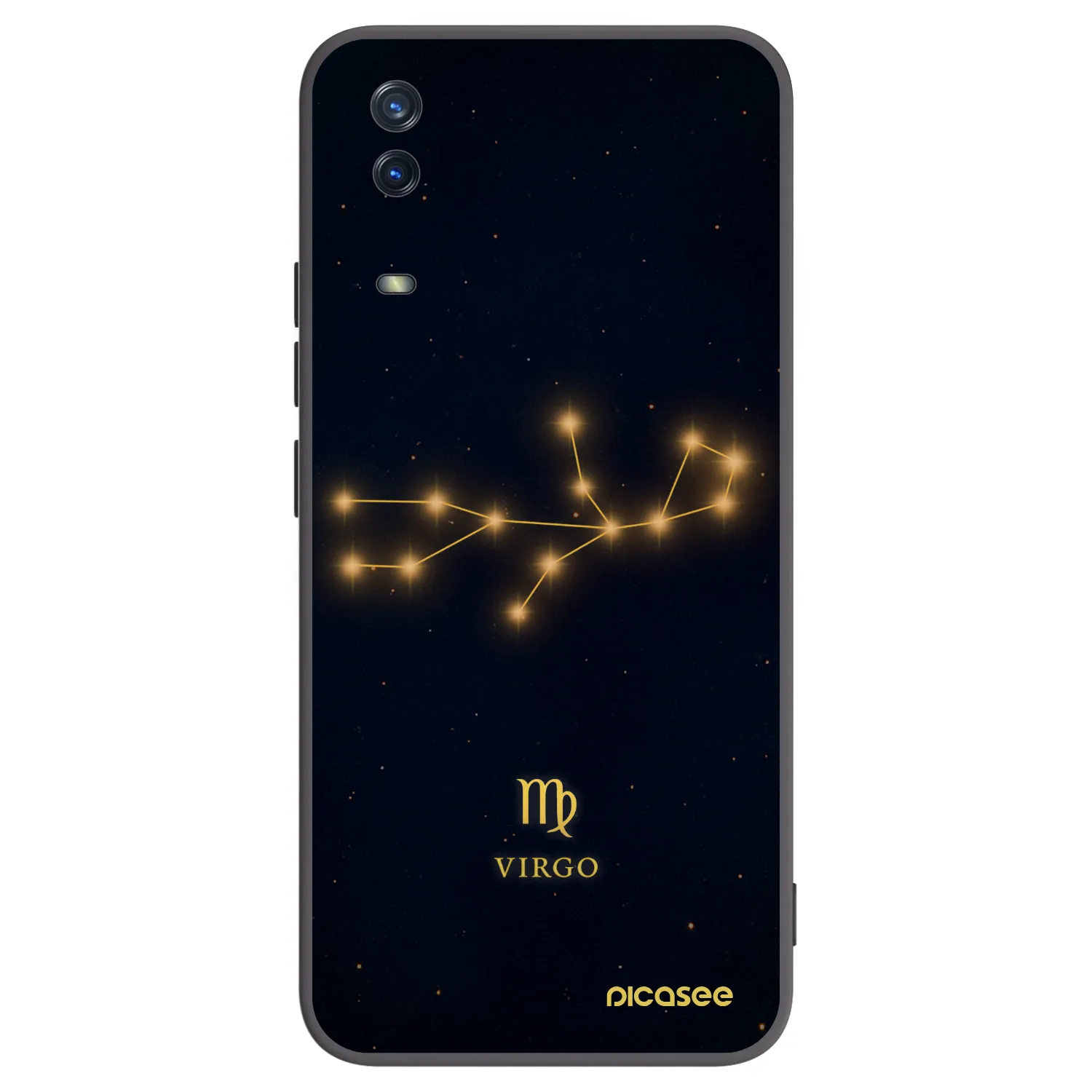 Picasee fekete szilikon tok az alábbi mobiltelefonokra Vivo Y11s - VIRGO