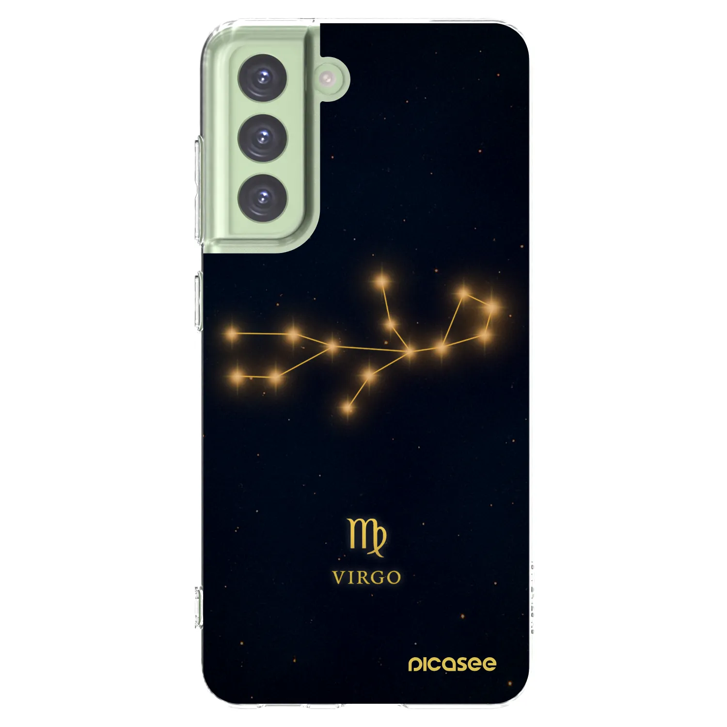 Picasee átlátszó szilikon tok az alábbi mobiltelefonokra Samsung Galaxy S21 FE 5G - VIRGO