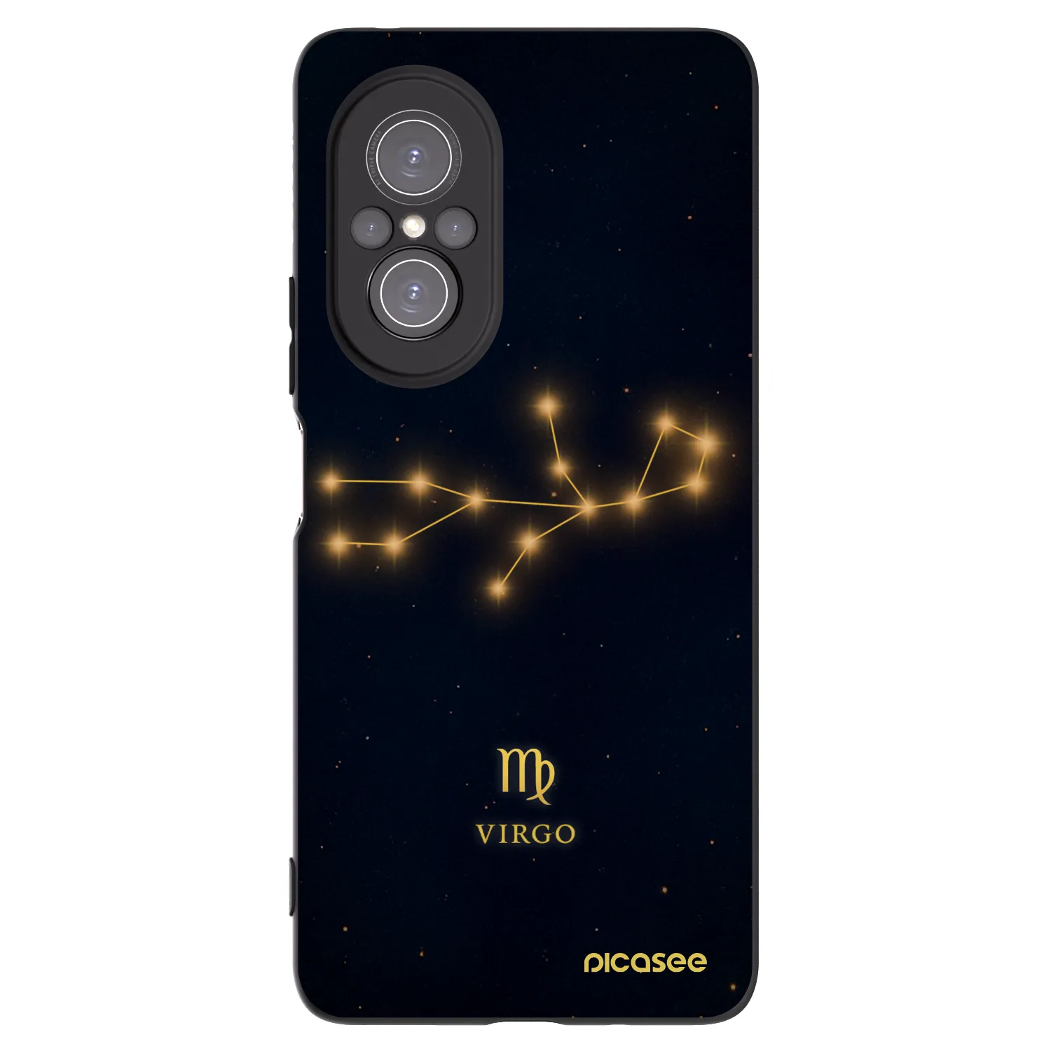 Picasee fekete szilikon tok az alábbi mobiltelefonokra Huawei Nova 9 SE - VIRGO