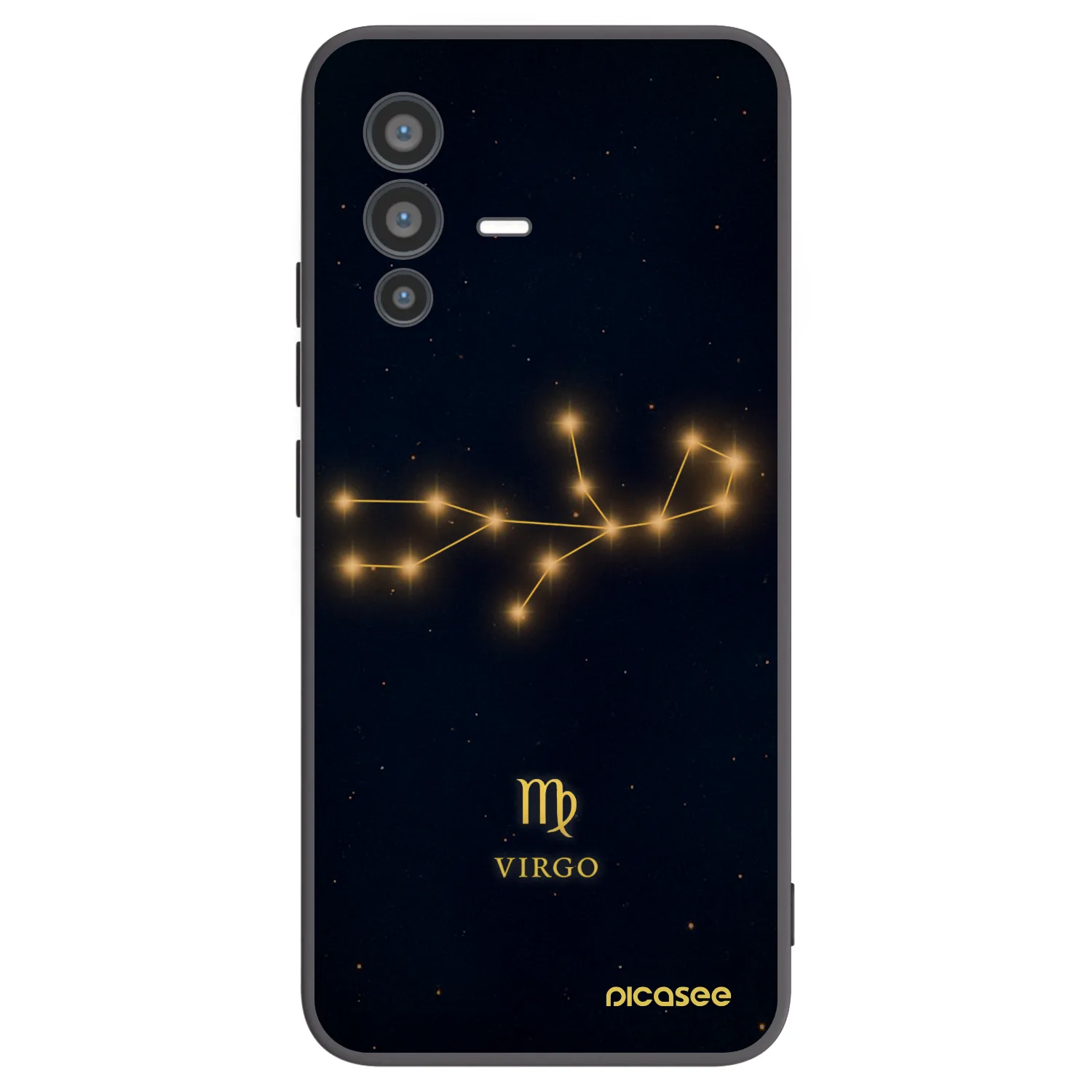 Picasee fekete szilikon tok az alábbi mobiltelefonokra Vivo V23 5G - VIRGO