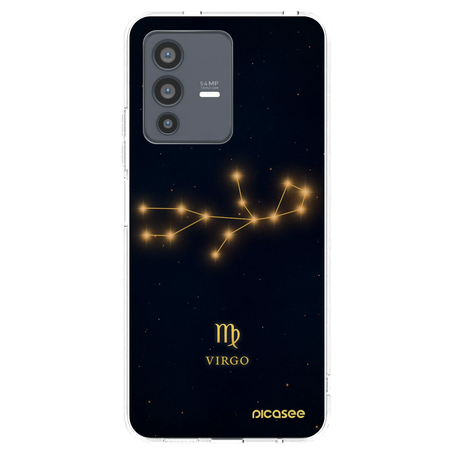 Picasee átlátszó szilikon tok az alábbi mobiltelefonokra Vivo V23 5G - VIRGO