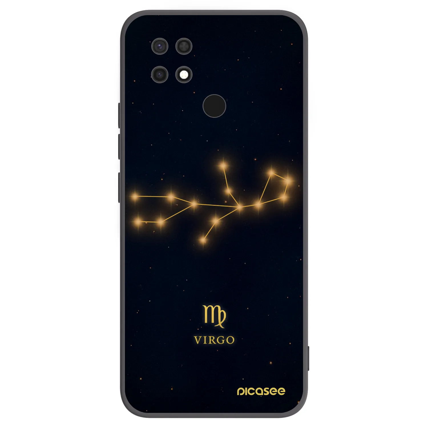 Picasee fekete szilikon tok az alábbi mobiltelefonokra Xiaomi Redmi 10C - VIRGO