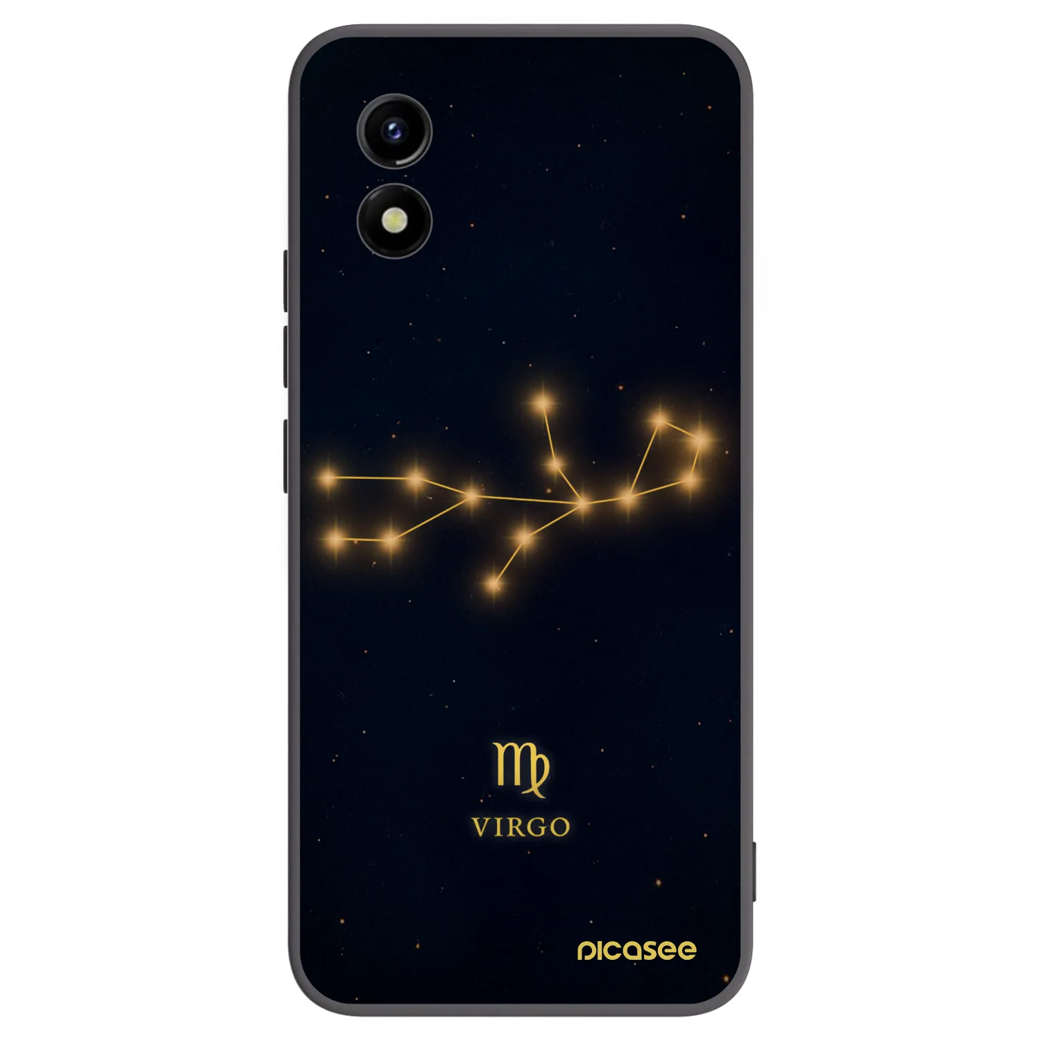 Picasee fekete szilikon tok az alábbi mobiltelefonokra Vivo Y01 - VIRGO