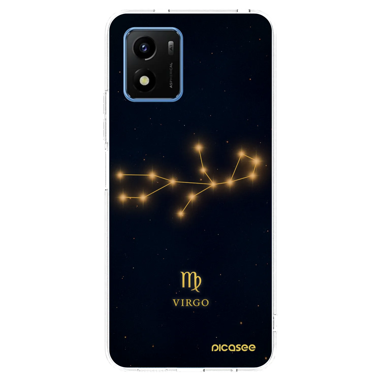 Picasee átlátszó szilikon tok az alábbi mobiltelefonokra Vivo Y01 - VIRGO