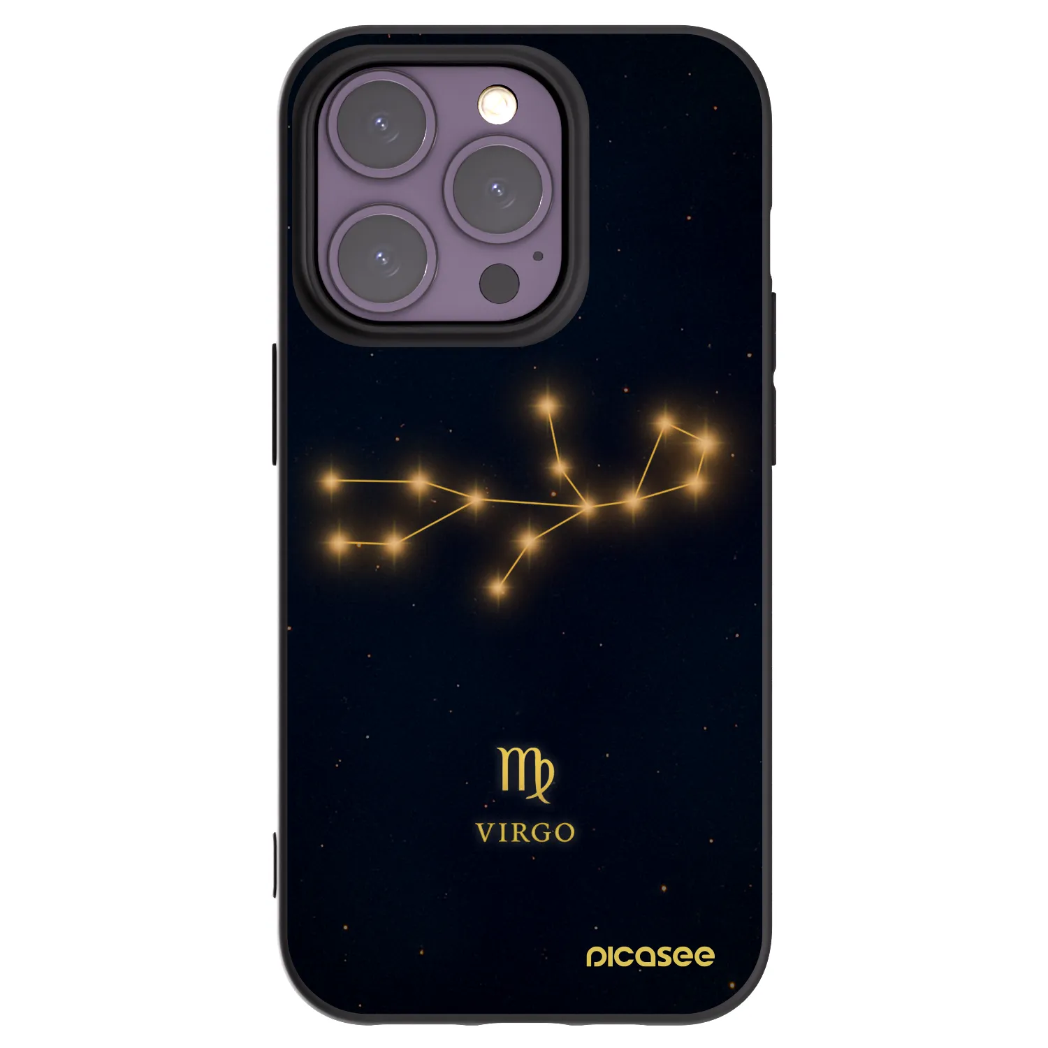 Picasee fekete szilikon tok az alábbi mobiltelefonokra Apple iPhone 14 Pro - VIRGO