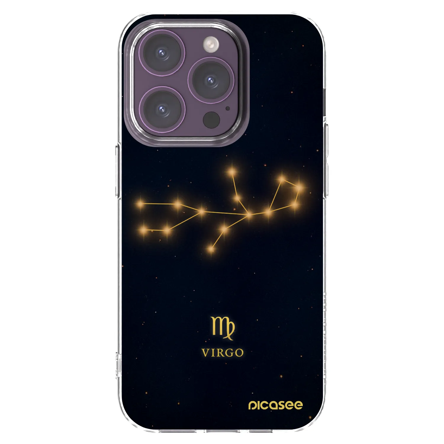 Picasee átlátszó szilikon tok az alábbi mobiltelefonokra Apple iPhone 14 Pro - VIRGO