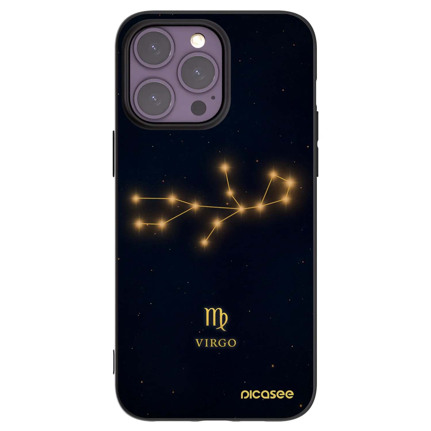 Picasee fekete szilikon tok az alábbi mobiltelefonokra Apple iPhone 14 Pro Max - VIRGO