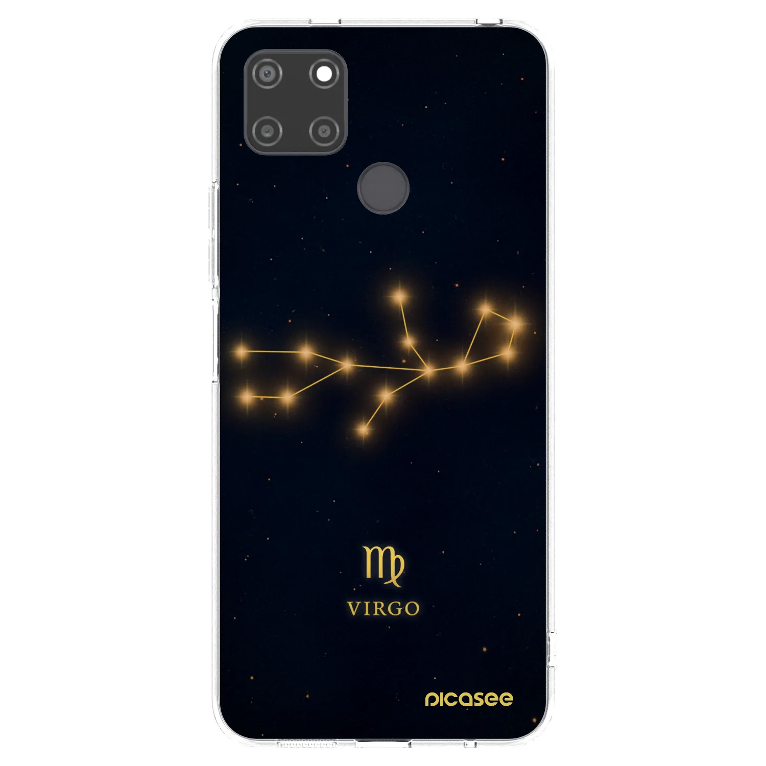 Picasee átlátszó szilikon tok az alábbi mobiltelefonokra Realme C21Y - VIRGO