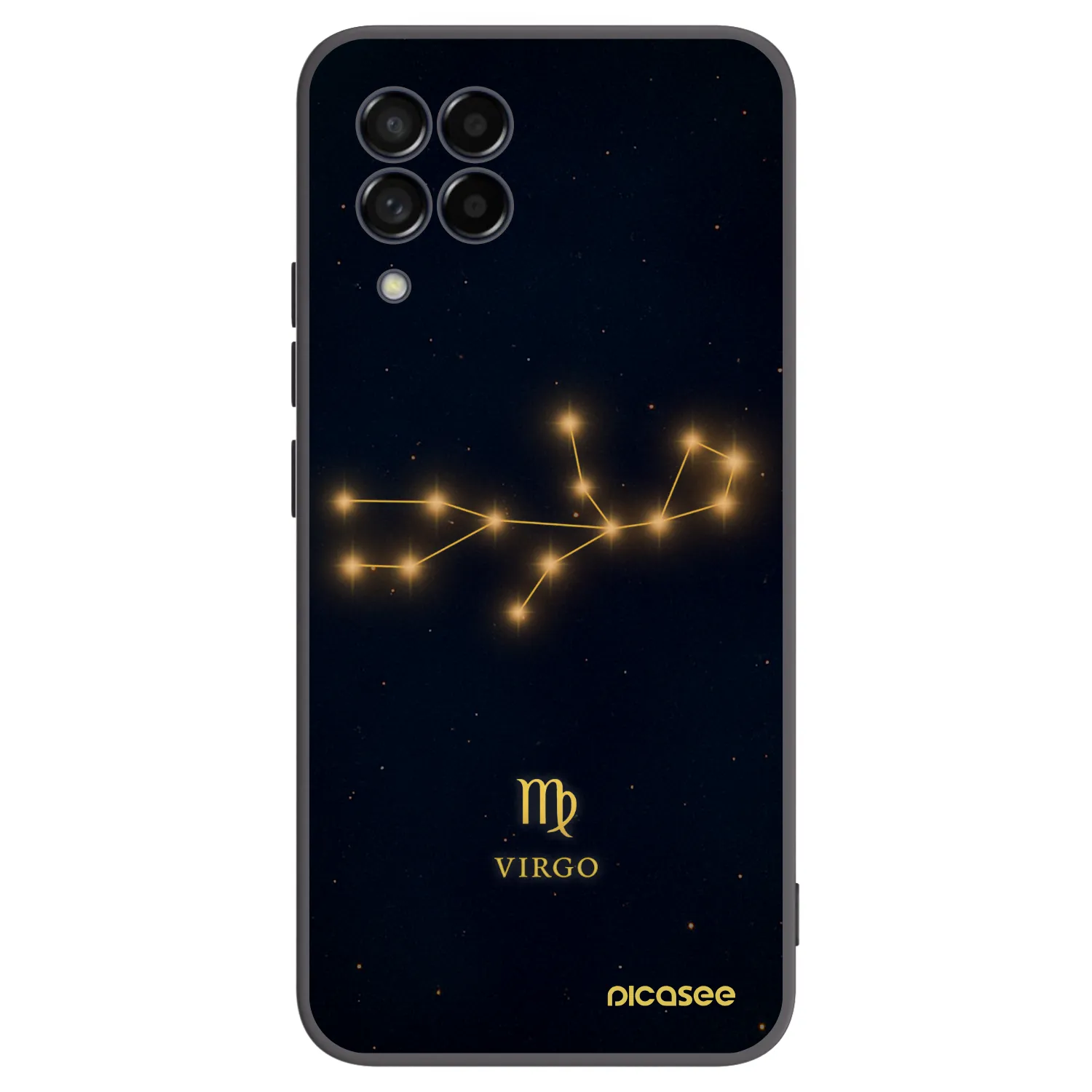Picasee fekete szilikon tok az alábbi mobiltelefonokra Samsung Galaxy M53 5G - VIRGO