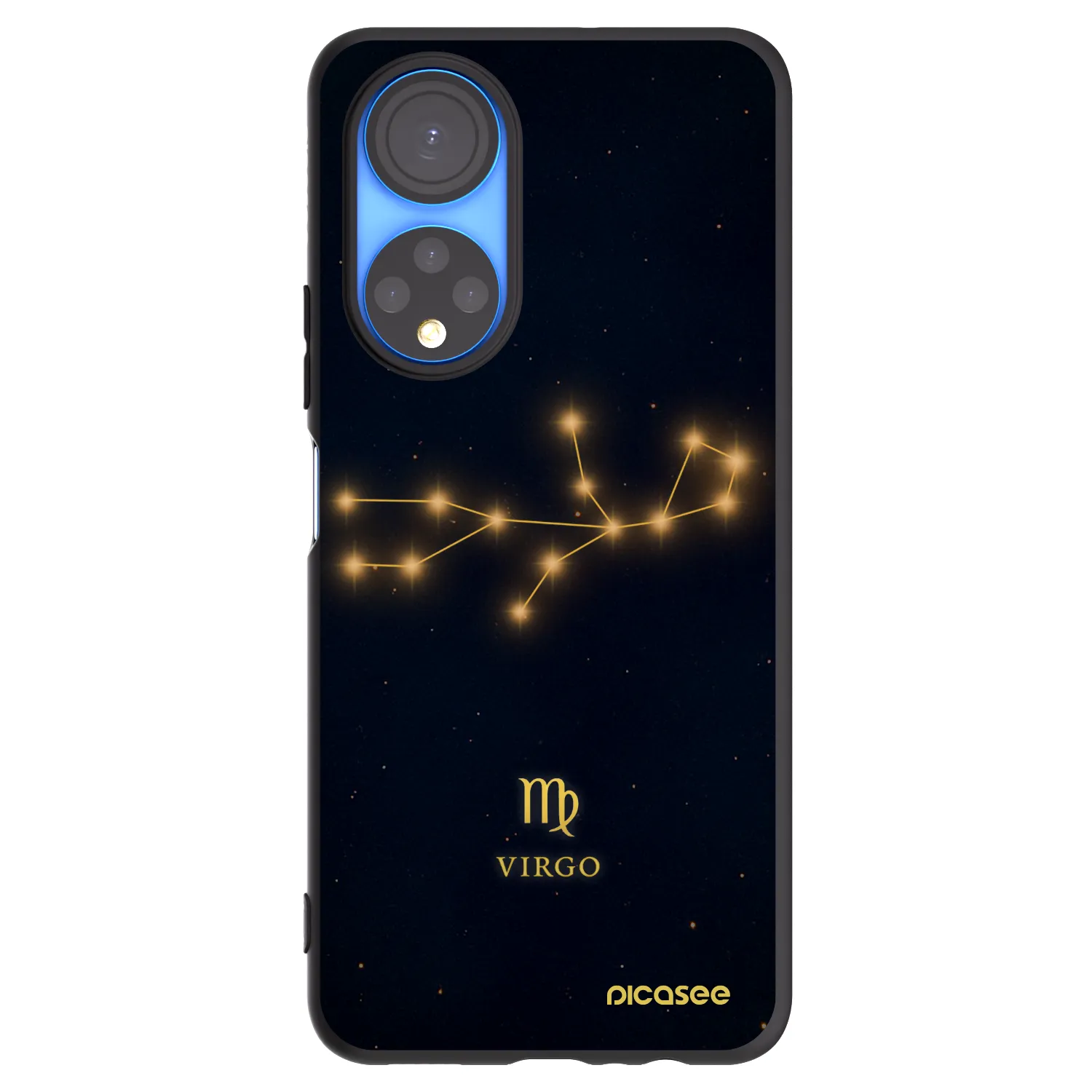 Picasee fekete szilikon tok az alábbi mobiltelefonokra Honor X7 - VIRGO