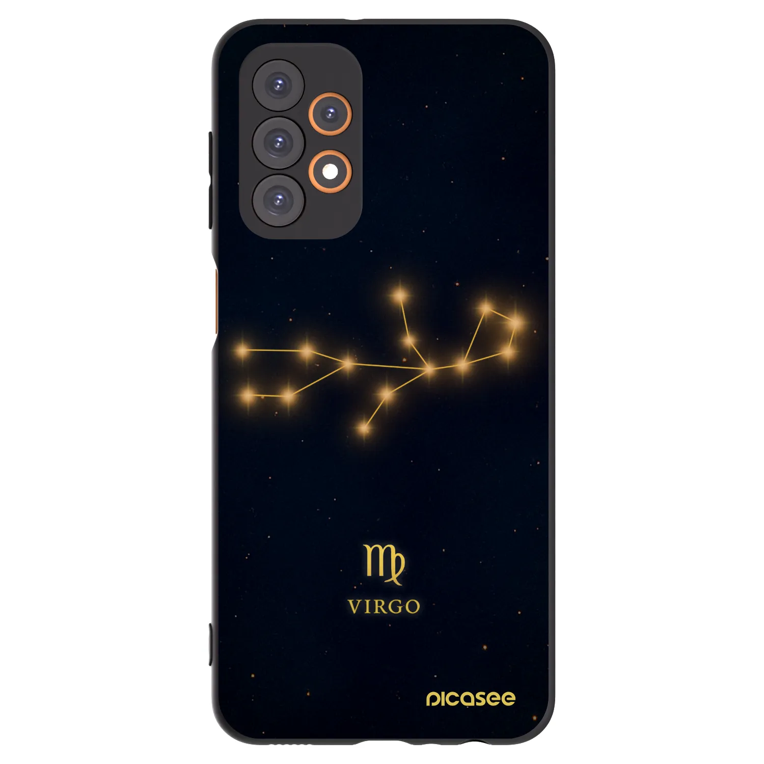 Picasee fekete szilikon tok az alábbi mobiltelefonokra Samsung Galaxy A23 A236B 5G - VIRGO