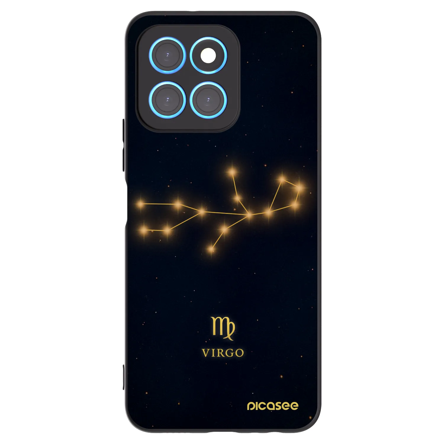 Picasee fekete szilikon tok az alábbi mobiltelefonokra Honor X6 - VIRGO