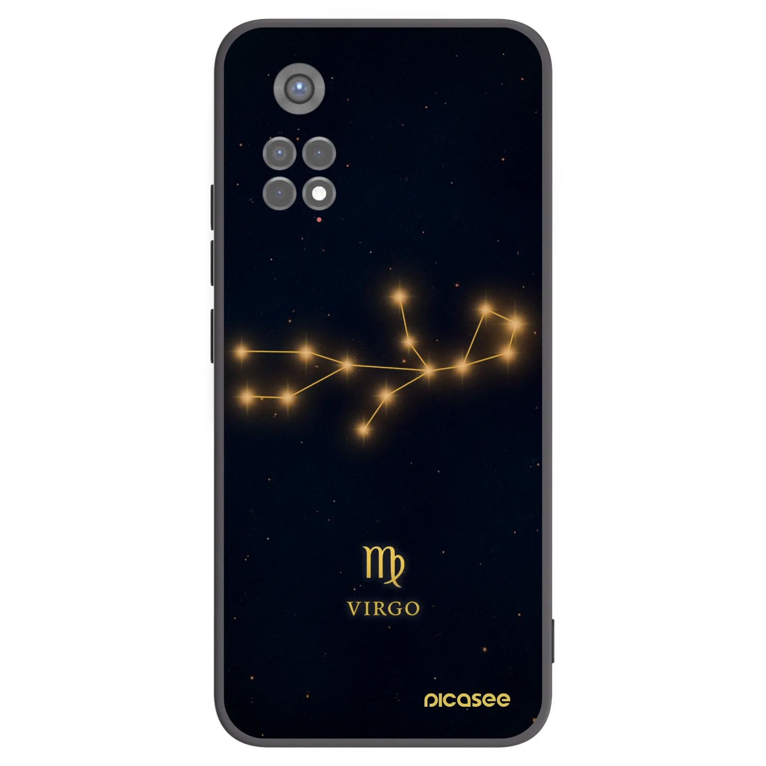 Picasee fekete szilikon tok az alábbi mobiltelefonokra Xiaomi Redmi Note 11S 5G - VIRGO
