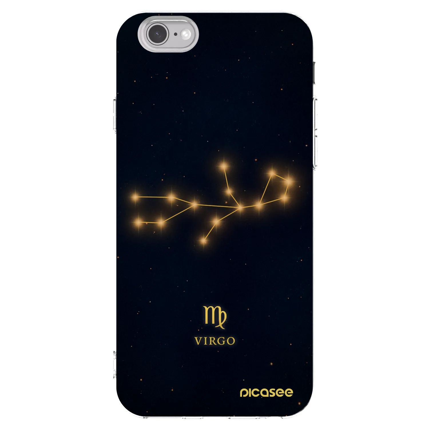 Picasee átlátszó szilikon tok az alábbi mobiltelefonokra Apple iPhone 6/6S - VIRGO