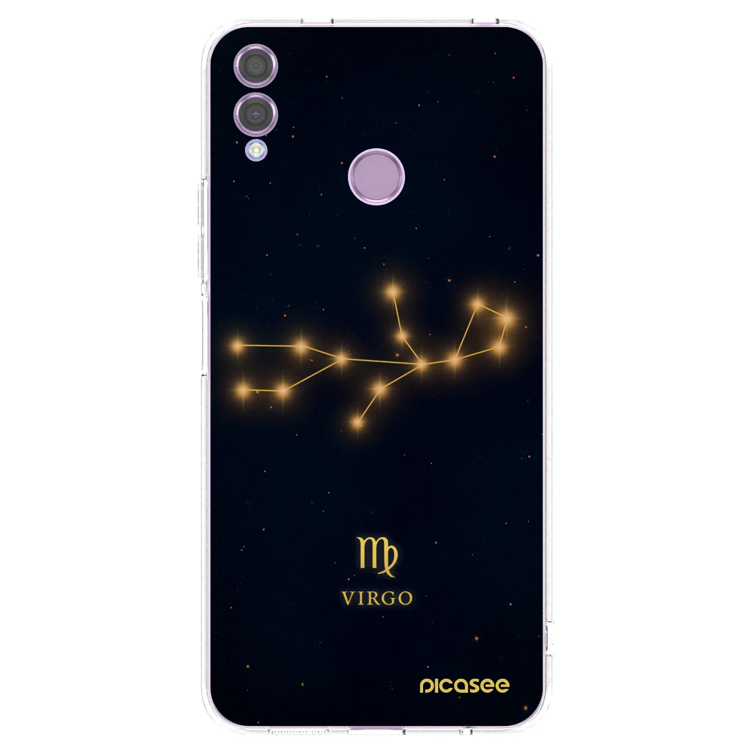 Picasee átlátszó szilikon tok az alábbi mobiltelefonokra Honor 8X - VIRGO