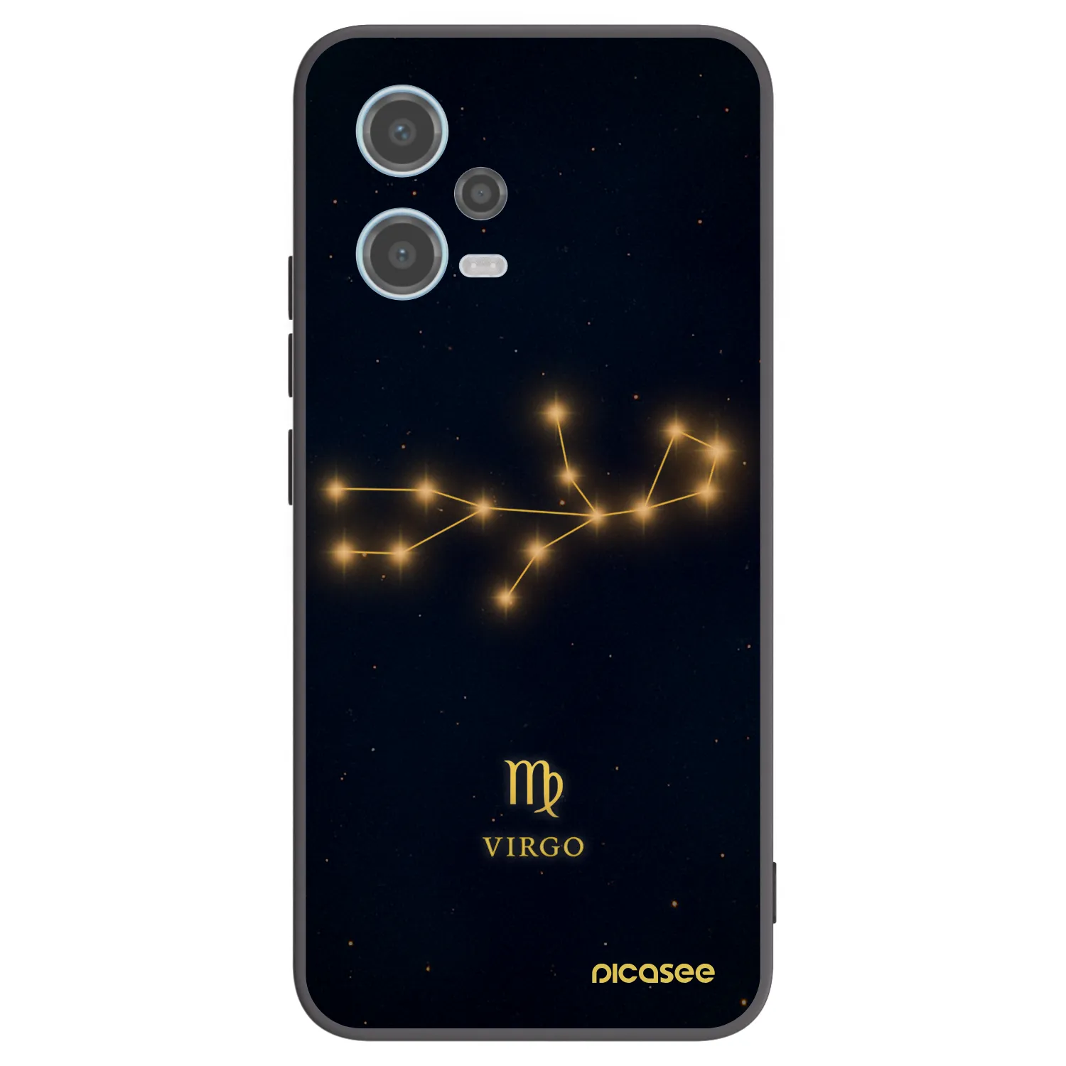 Picasee fekete szilikon tok az alábbi mobiltelefonokra Xiaomi Redmi Note 12 5G - VIRGO