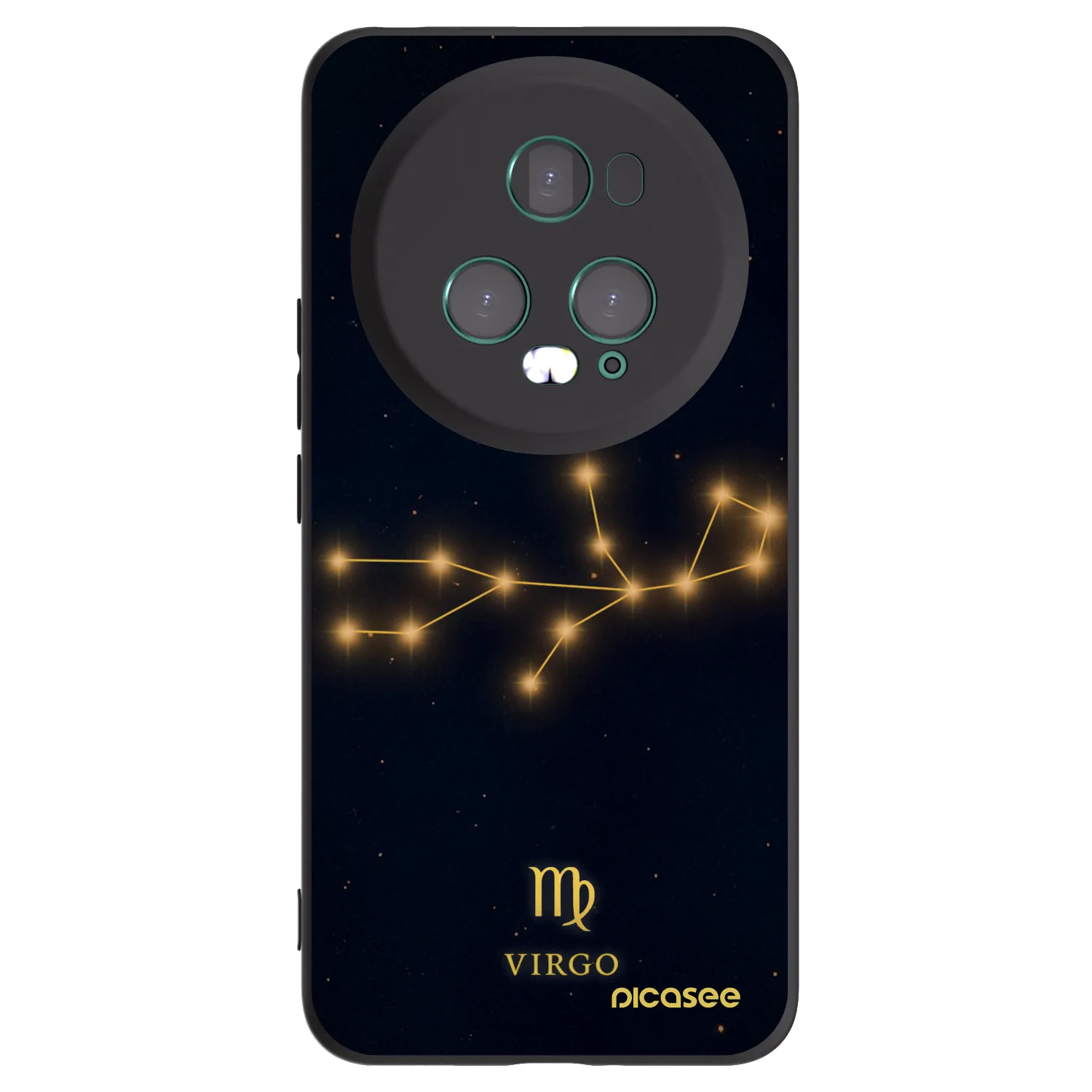 Picasee fekete szilikon tok az alábbi mobiltelefonokra Honor Magic5 Pro - VIRGO