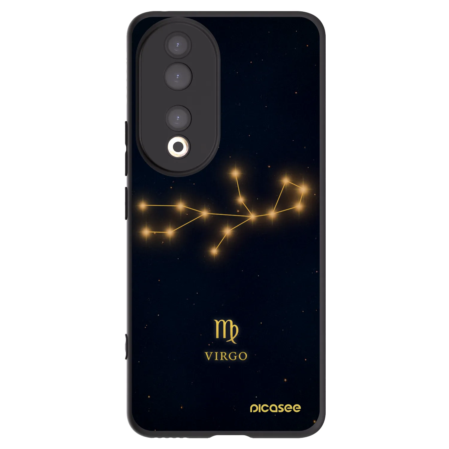 Picasee fekete szilikon tok az alábbi mobiltelefonokra Honor 90 5G - VIRGO
