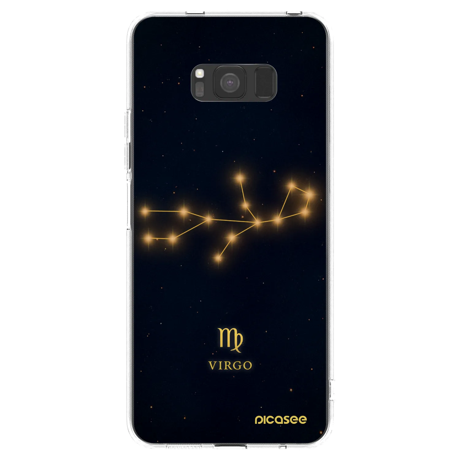 Picasee átlátszó szilikon tok az alábbi mobiltelefonokra Samsung Galaxy S8 G950F - VIRGO