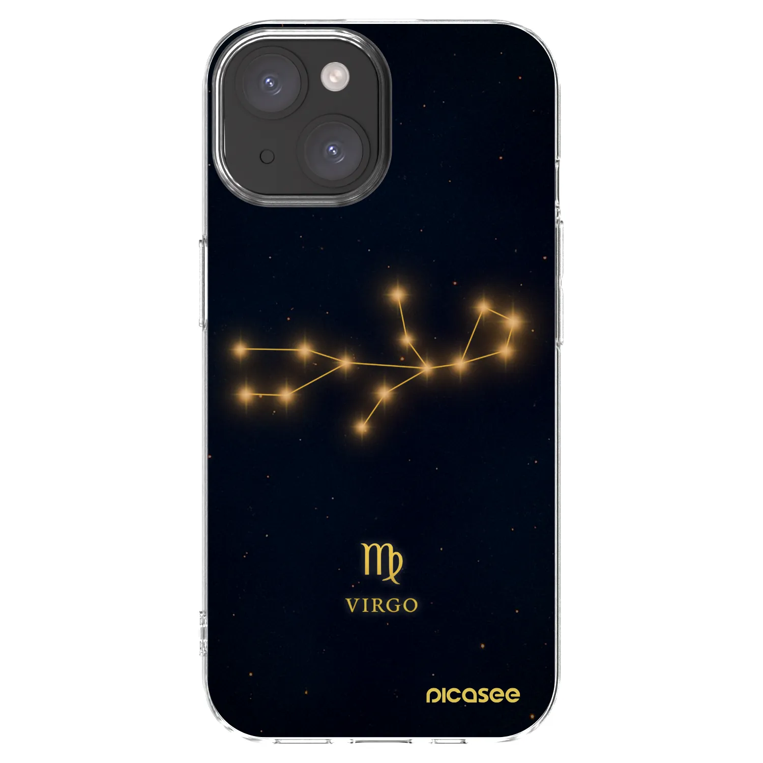 Picasee átlátszó szilikon tok az alábbi mobiltelefonokra Apple iPhone 15 - VIRGO
