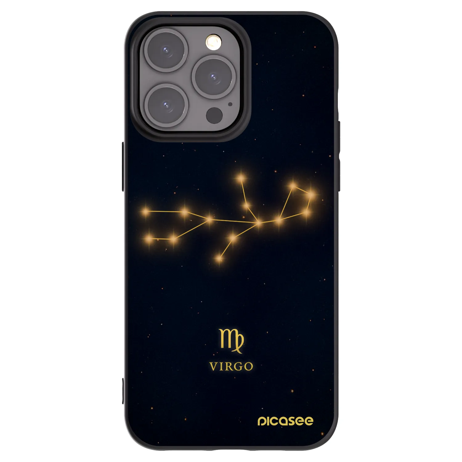 Picasee fekete szilikon tok az alábbi mobiltelefonokra Apple iPhone 15 Pro Max - VIRGO
