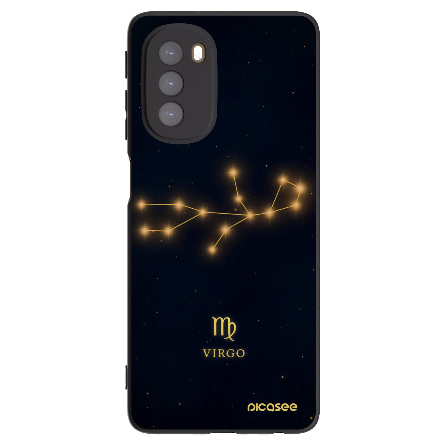 Picasee fekete szilikon tok az alábbi mobiltelefonokra Motorola Moto G51 - VIRGO