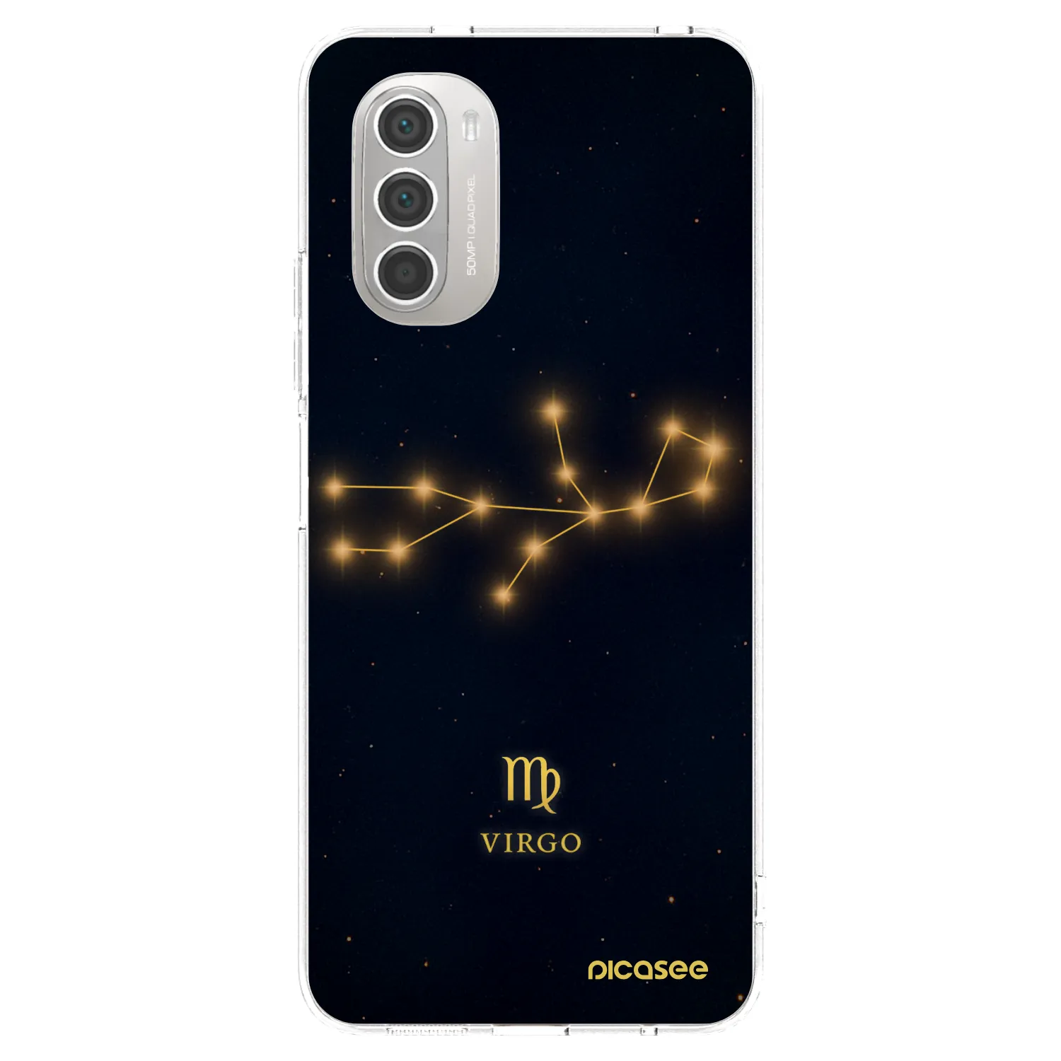 Picasee átlátszó szilikon tok az alábbi mobiltelefonokra Motorola Moto G51 - VIRGO
