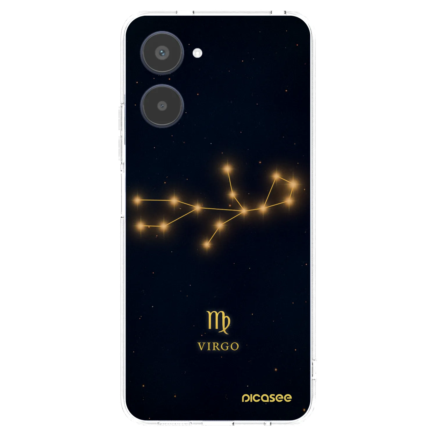 Picasee átlátszó szilikon tok az alábbi mobiltelefonokra Realme 10 4G - VIRGO