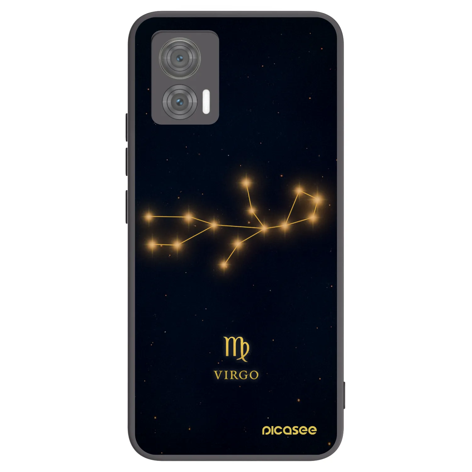 Picasee fekete szilikon tok az alábbi mobiltelefonokra Motorola Edge 30 Neo - VIRGO