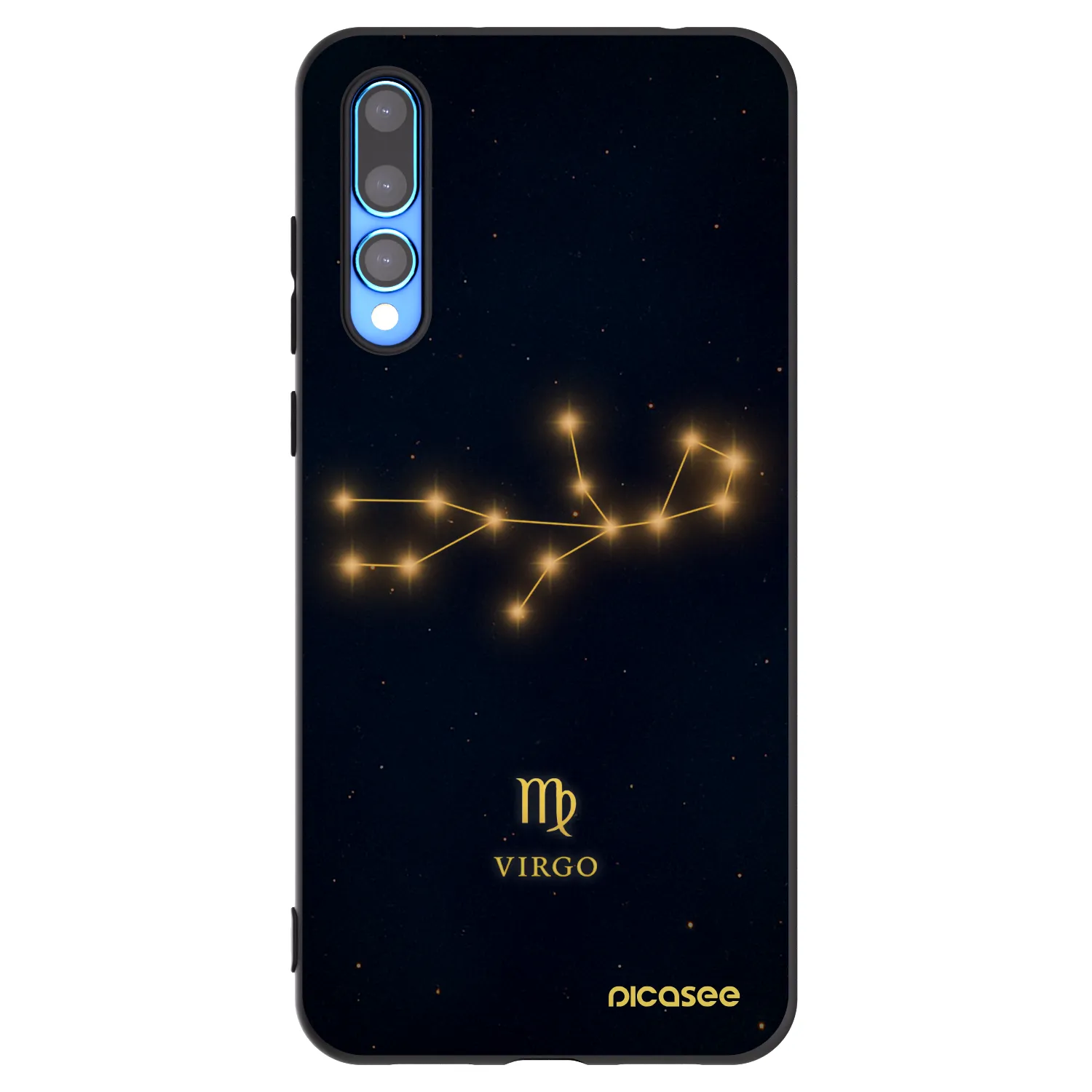 Picasee fekete szilikon tok az alábbi mobiltelefonokra Huawei P20 Pro - VIRGO