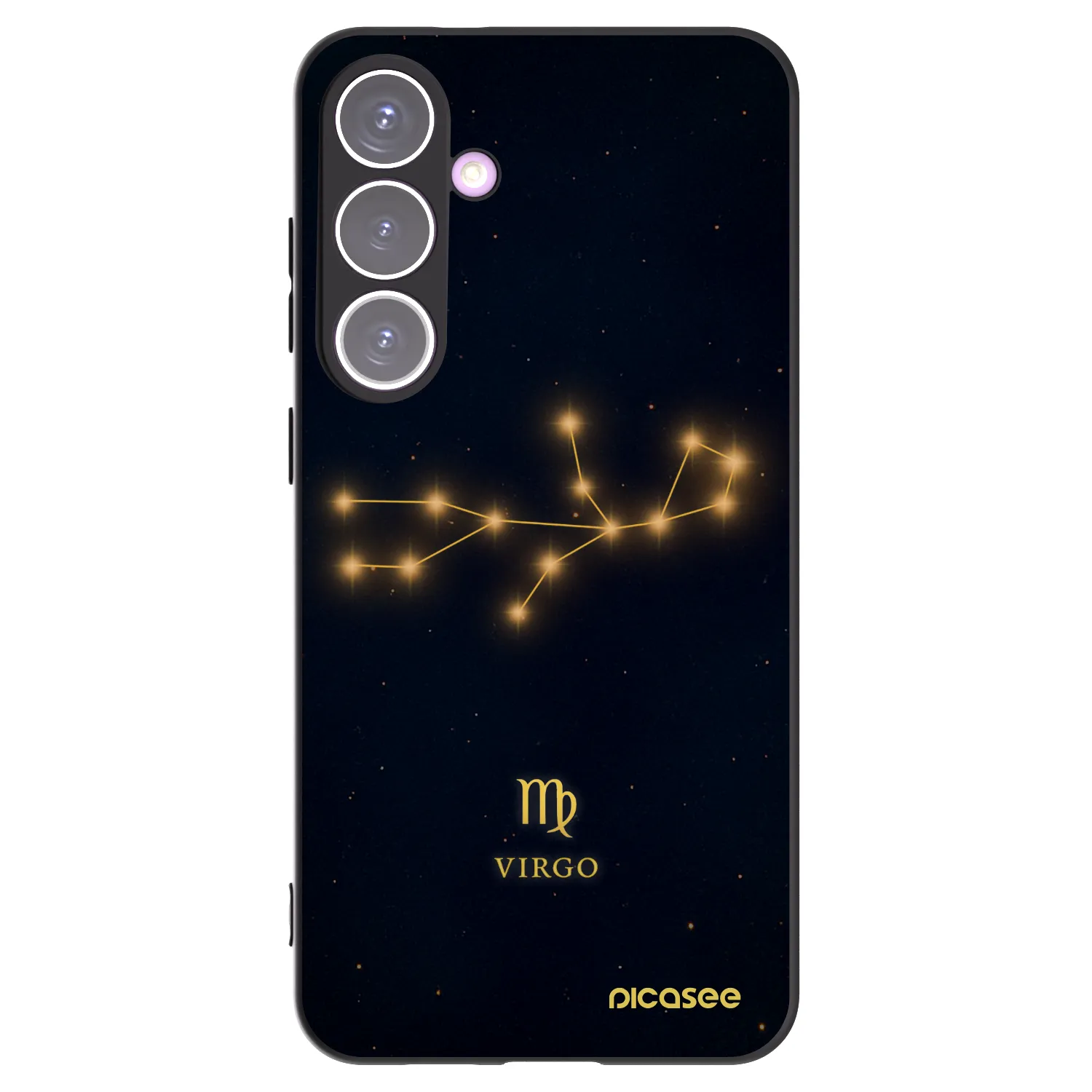 Picasee fekete szilikon tok az alábbi mobiltelefonokra Samsung Galaxy S24+ S926B 5G - VIRGO
