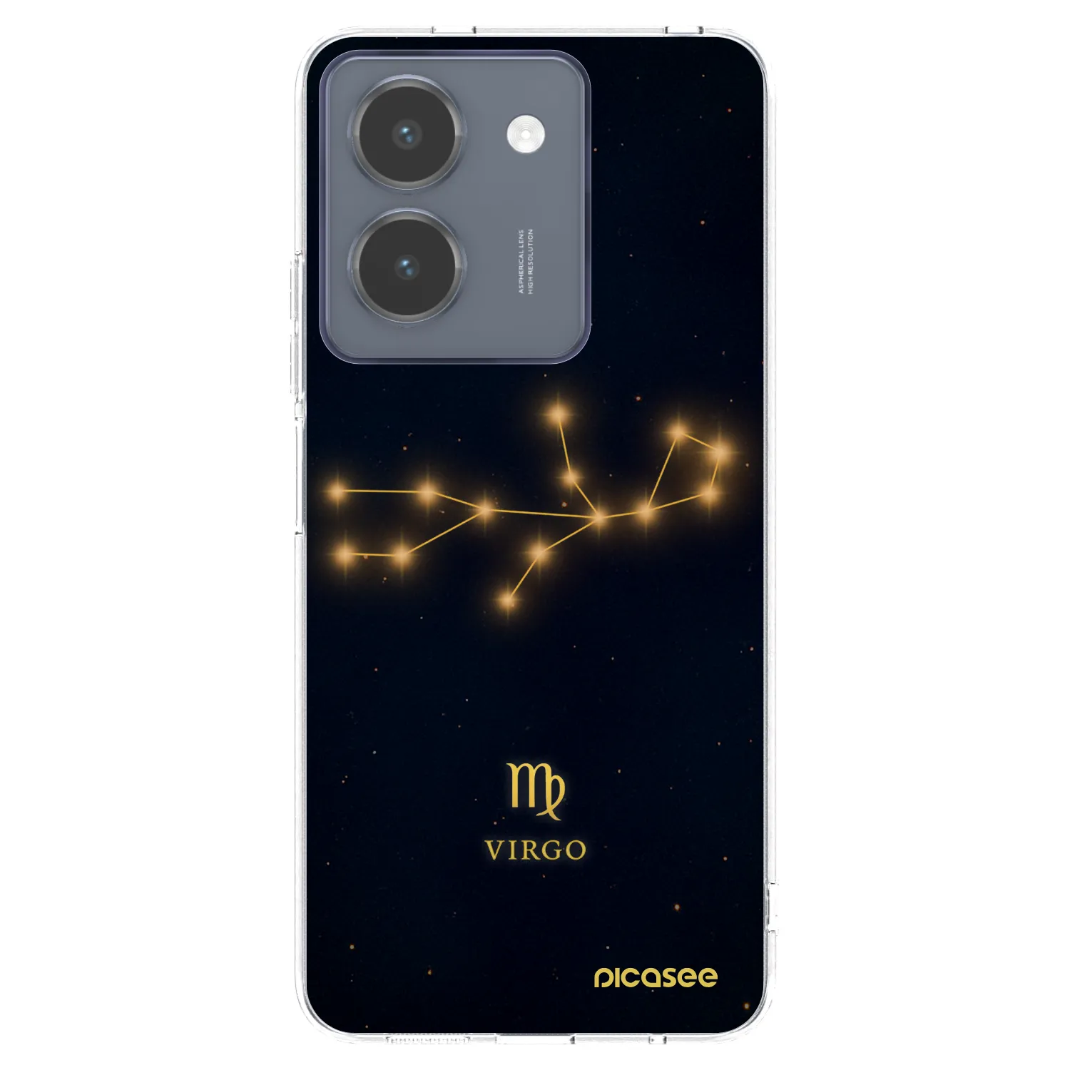 Picasee átlátszó szilikon tok az alábbi mobiltelefonokra Vivo Y36 4G - VIRGO