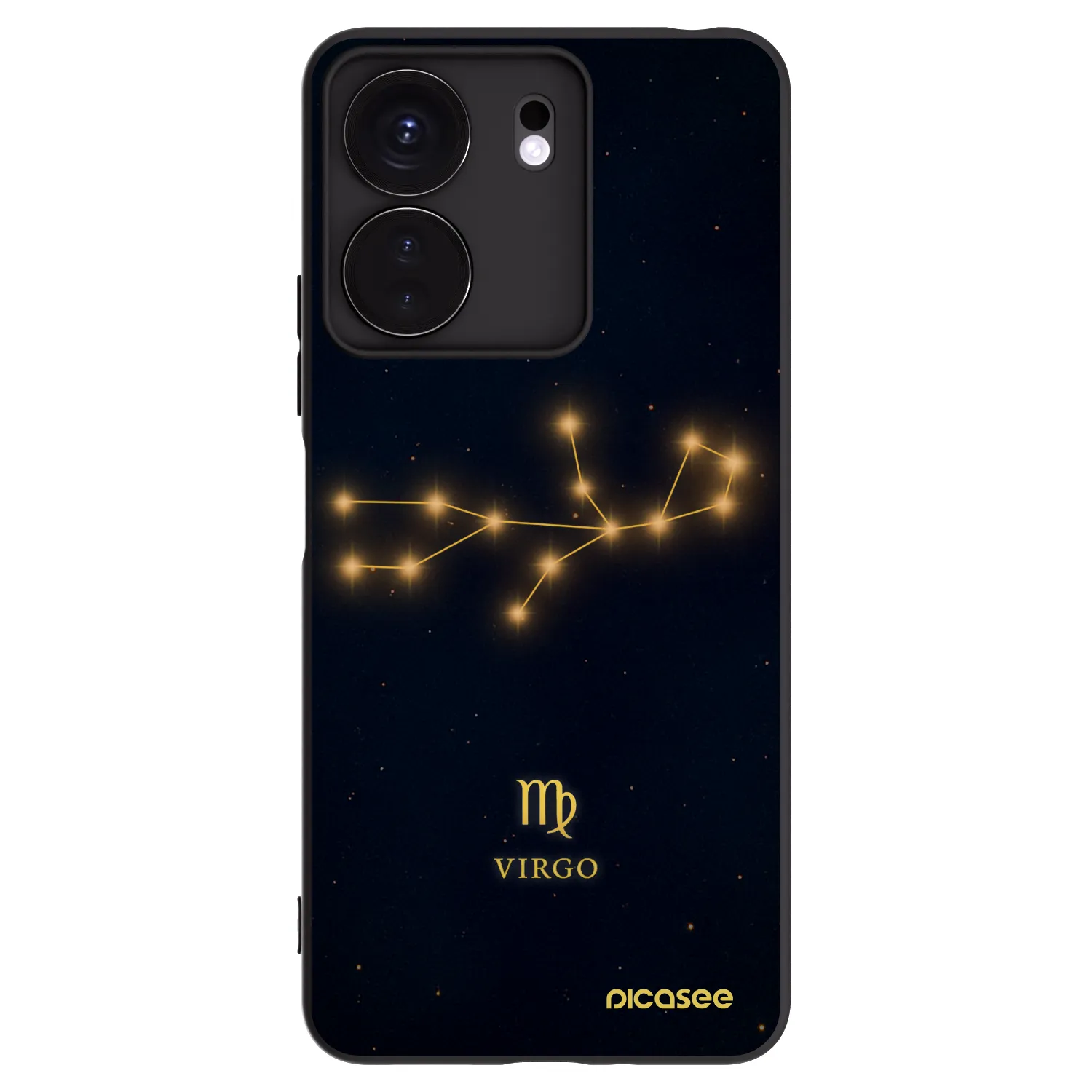 Picasee fekete szilikon tok az alábbi mobiltelefonokra Xiaomi Redmi 13C 4G - VIRGO